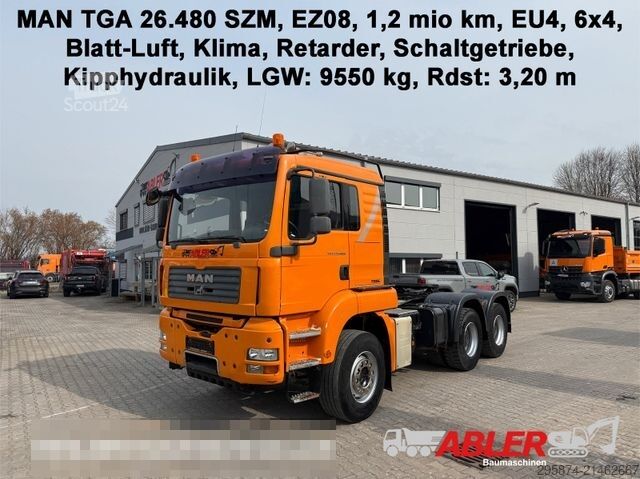 Cap tractor standard MAN TGA 26.480 6x4 SZM Klima Retarder