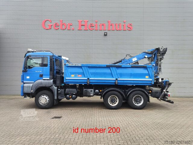 Dumper MAN TGS 26.480 6x4 Meiller 3 Seitenkipper Penz 20LP...