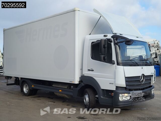 Gesloten bak Mercedes Atego 818 4X2 8tonner Automatic Ladebordwand Ai...