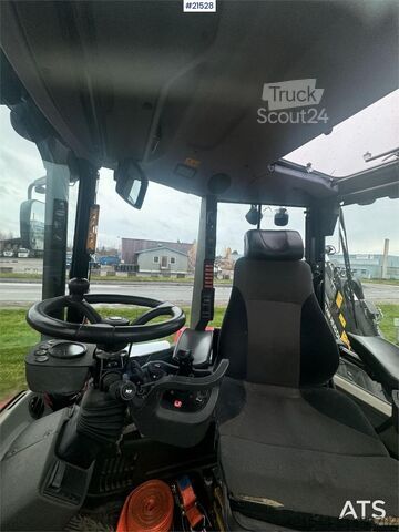 Exkavátor kar Huddig 1260C Backhoe w/ Palfinger crane, Lift, rototilt a