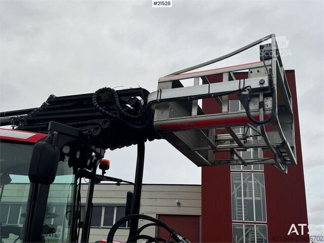 Exkavátor kar Huddig 1260C Backhoe w/ Palfinger crane, Lift, rototilt a
