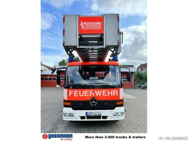 Gasilsko vozilo Mercedes-Benz 1528 F 4x2 Metz Drehleiter DLK 23-12, 23 mtr.