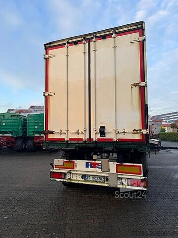 Furgon Schmitz Wechselbrücken Anhänger mit Kofferaufbau Interne Nr. 8384