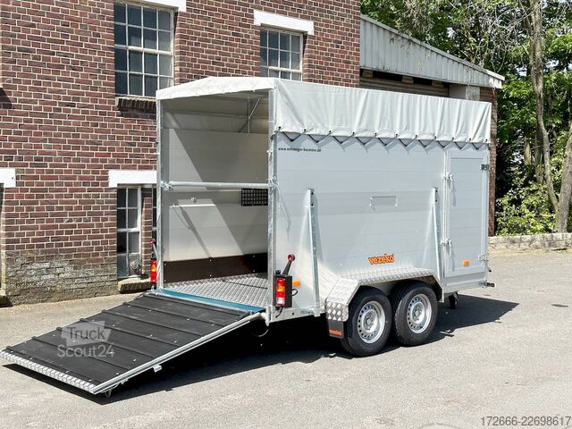 Vezeko VT 2000 | RAMPE-/TÜR-KOMBI 320X160X190CM VIEHANHÄNGER | RAMPENGUMMI | LÜFTUNG | BOXENSTANGE