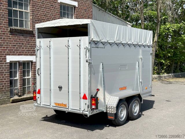  Vezeko VT 2000 | RAMPE-/TÜR-KOMBI 320X160X190CM VIEHANHÄNGER | RAMPENGUMMI | LÜFTUNG | BOXENSTANGE