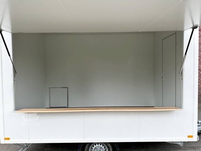  Andere VK 15352023 | WEISS | GASTÜR 350X200X230CM 1500KG VERKAUFSANHÄNGER