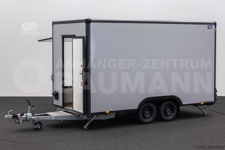  Blyss HB20421HT | PREMIUM AERO | GRAU 420X200X230CM 2000KG VERKAUFSANHÄNGER