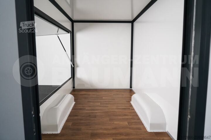  Blyss HB20421HT | PREMIUM AERO | GRAU 420X200X230CM 2000KG VERKAUFSANHÄNGER