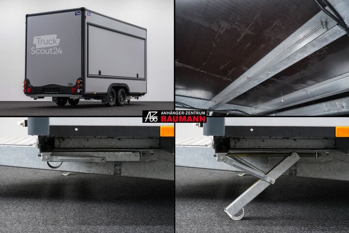  Blyss HB20421HT | PREMIUM AERO | GRAU 420X200X230CM 2000KG VERKAUFSANHÄNGER