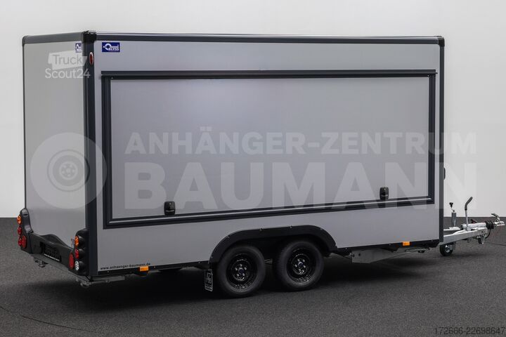  Blyss HB20421HT | PREMIUM AERO | GRAU 420X200X230CM 2000KG VERKAUFSANHÄNGER