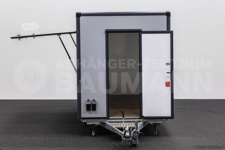  Blyss HB20421HT | PREMIUM AERO | GRAU 420X200X230CM 2000KG VERKAUFSANHÄNGER