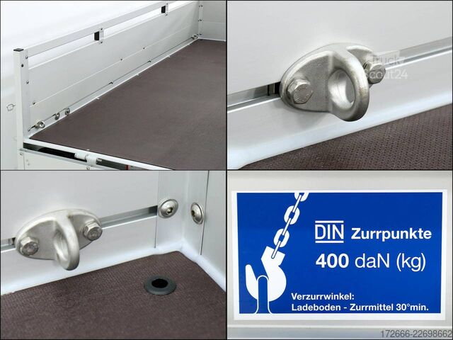  Koch-Anhänger 4.12 250X125X45CM 1200KG TIEFLADER