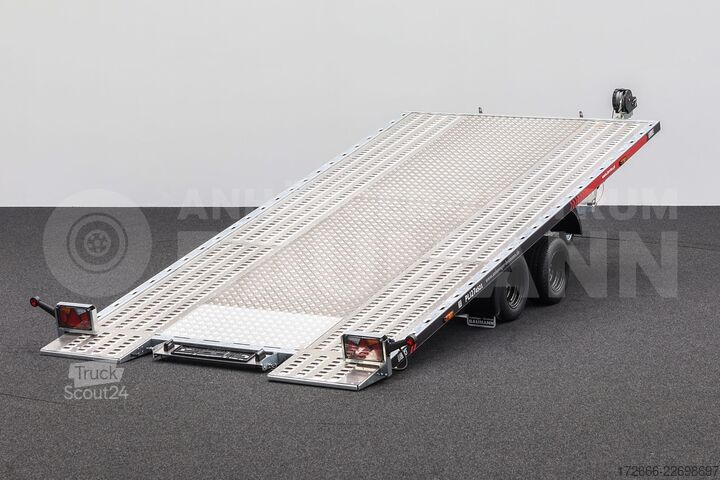 Autotransporter Lorries PLI27-4521 I ALUBODEN MITTIG 486X216CM 2700KG AUTOTRAILER