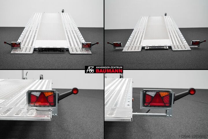 Autotransporter Lorries PLI27-4521 I ALUBODEN MITTIG 486X216CM 2700KG AUTOTRAILER