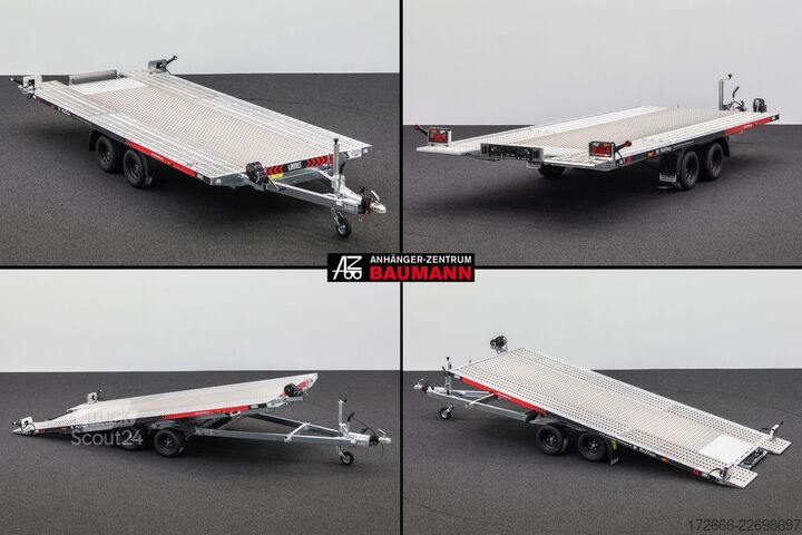 Autotransporter Lorries PLI27-4521 I ALUBODEN MITTIG 486X216CM 2700KG AUTOTRAILER