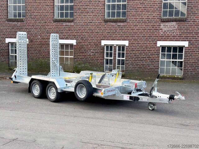  Brian James Trailers DIGGER PLANT 543-3717-35-2-12 | TRACSTRAP | EINZELRAMPEN 370X170CM 3500KG BAUMASCHINENANHÄNGER