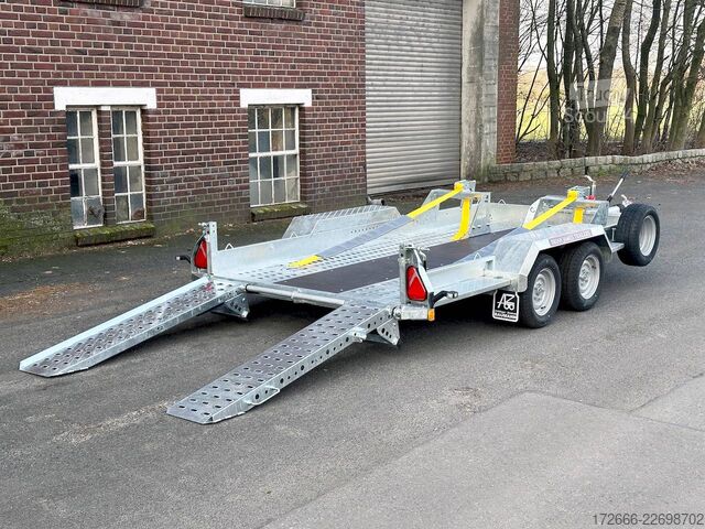  Brian James Trailers DIGGER PLANT 543-3717-35-2-12 | TRACSTRAP | EINZELRAMPEN 370X170CM 3500KG BAUMASCHINENANHÄNGER