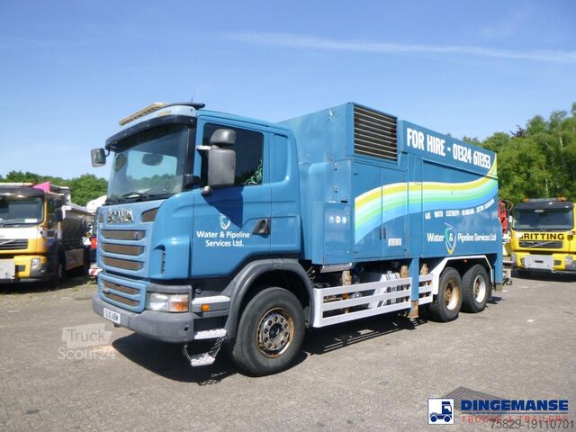 Vacuum truck Scania G 440 6X4 Saugbagger / vacuum excavator