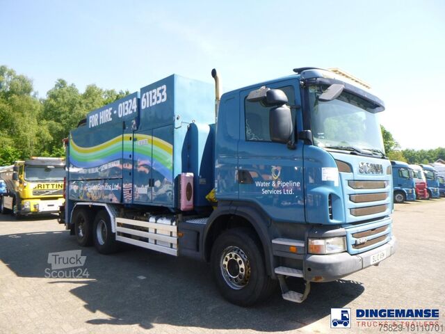 Vacuum truck Scania G 440 6X4 Saugbagger / vacuum excavator