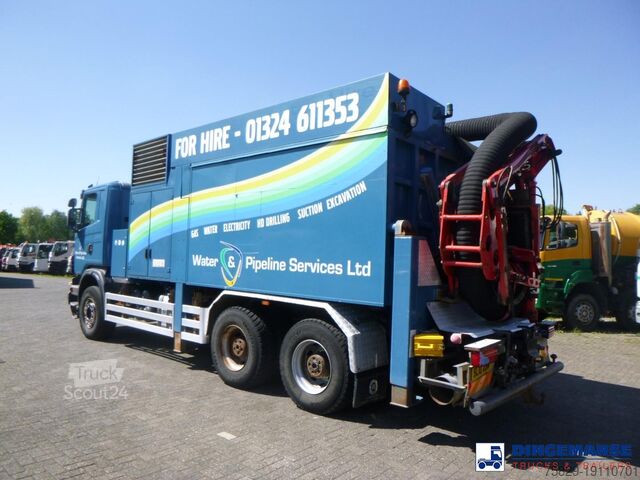 Vacuum truck Scania G 440 6X4 Saugbagger / vacuum excavator