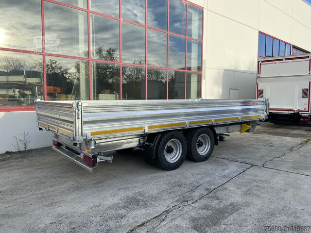 Tipvognstrailer Möslein TTD 11 Breite Reifen  Kipper Tieflader, Breite Reifen-- Neufahrzeug --