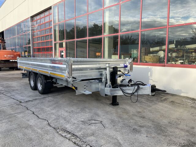 Tipvognstrailer Möslein TTD 11 Breite Reifen  Kipper Tieflader, Breite Reifen-- Neufahrzeug --