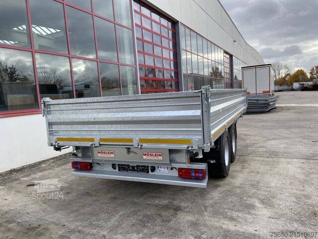 Tipvognstrailer Möslein TTD 14  5,70 m  14 t Kipper Tieflader 5,70 m lang, Breite Reifen-- Neufahrzeug --