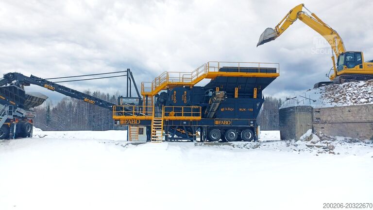 Mobil knuser FABO MCK-115 Mobile Crushing Plant