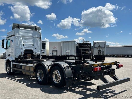 Camion porte-caisses amovibles MERCEDES-BENZ ACTROS 2545 6X2 BDF E6, RETARDER, ALUFELGEN