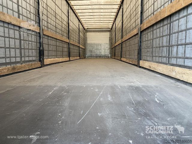 Open oplegger met zeil Schmitz Cargobull Semitrailer Curtainsider Standard Hayon
