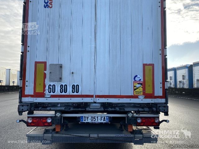 Open oplegger met zeil Schmitz Cargobull Semitrailer Curtainsider Standard Hayon