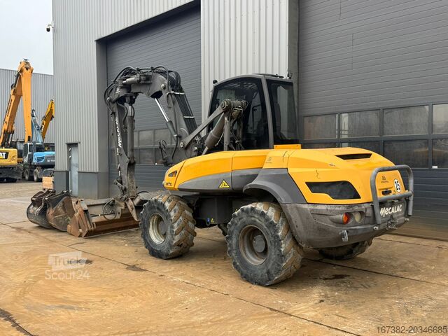 Mobiele graafmachine Mecalac 12MTX incl. 3 x bucket