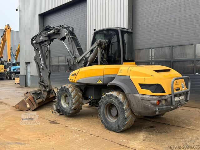 Mobiele graafmachine Mecalac 12MTX incl. 3 x bucket