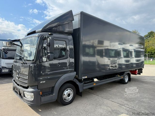 Skapbil MERCEDES-BENZ ATEGO 818 L Koffer 7,30 m LBW 1 T+Seitentür