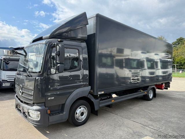 Fourgon tôlé MERCEDES-BENZ ATEGO 818 L Koffer 7,30 m LBW 1 T+Seitentür