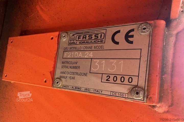 Gru montata su autocarro  Kranpalette F210A.24 / Swiss-Vehicle