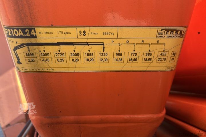 Gru montata su autocarro  Kranpalette F210A.24 / Swiss-Vehicle