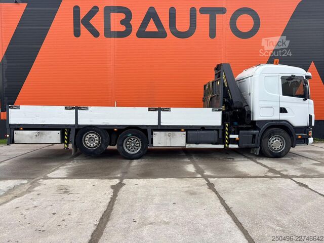 Avoin runko Scania R 114 6x2 PK 24500 / PLATFORM L=6878 mm