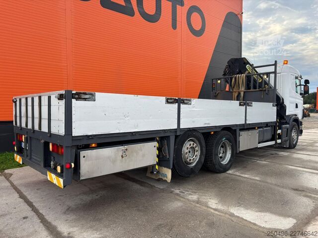 Avoin runko Scania R 114 6x2 PK 24500 / PLATFORM L=6878 mm
