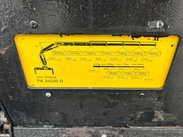 Avoin runko Scania R 114 6x2 PK 24500 / PLATFORM L=6878 mm