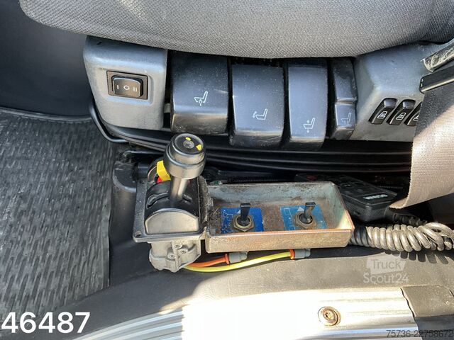 Volquete con grúa Scania P 400 8x4 Retarder HMF 16 Tonmeter Z-kraan