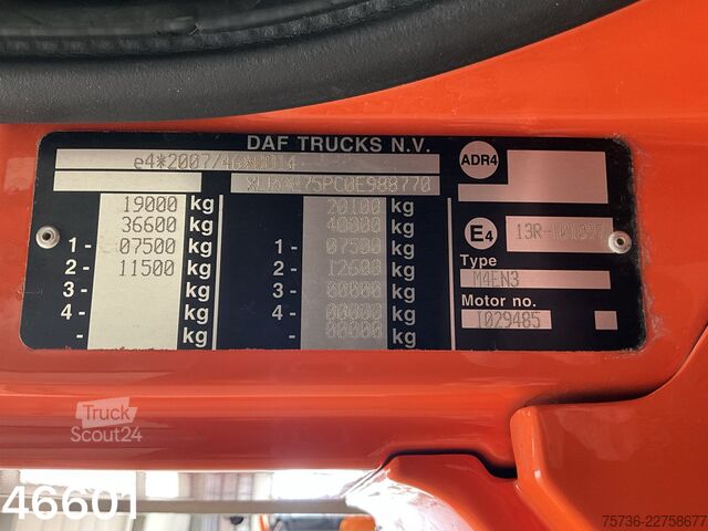 Emme aracı DAF FA 75 CF 250 Hogedruk spoelwagen Just 73.977 km!