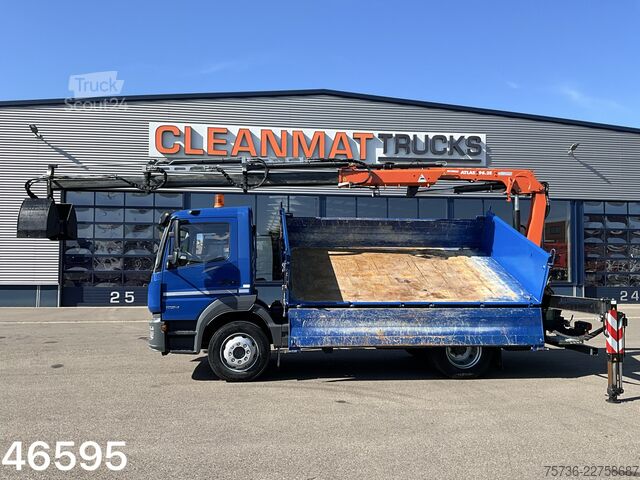 Pašizgāzējs ar celtni Mercedes-Benz Mercedes-Benz Atego 1524 Euro 6 Atlas 10 Tonmet...