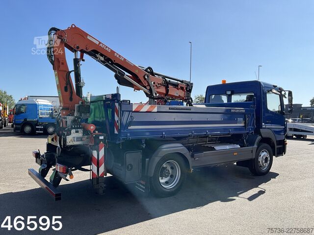 Pašizgāzējs ar celtni Mercedes-Benz Mercedes-Benz Atego 1524 Euro 6 Atlas 10 Tonmet...