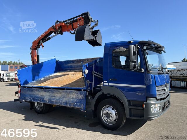 Pašizgāzējs ar celtni Mercedes-Benz Mercedes-Benz Atego 1524 Euro 6 Atlas 10 Tonmet...
