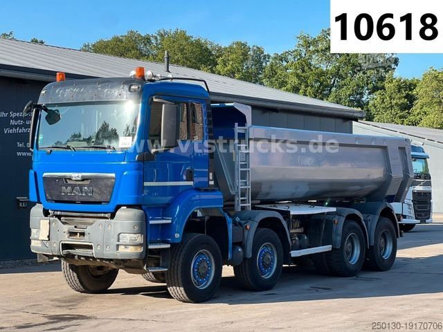 Tipper truck MAN TGS 35.480 8x8 Kipper Euro5 orig. Km Blatt/Blatt