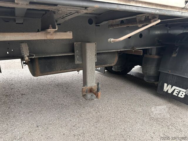 Camion plateau avec bâche Mercedes-Benz Actros 2551 Komplettzug + WEB-Anhänger SOFORT