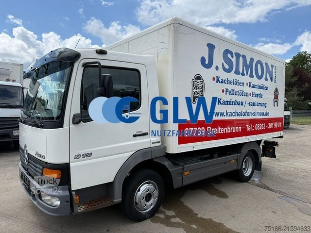 Box van MERCEDES-BENZ ATEGO 815 Koffer 4,30 m Ladebordwand 1,5 T*AHK