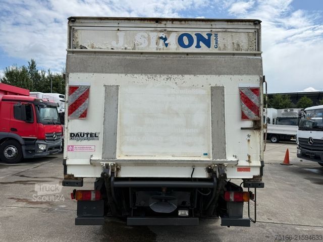 Box van MERCEDES-BENZ ATEGO 815 Koffer 4,30 m Ladebordwand 1,5 T*AHK