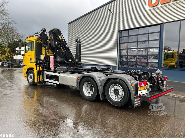 Haakarmsysteem Man TGA 26.360 Hiab 16 Tonmeter laadkraan